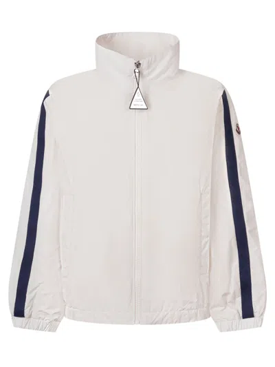 Moncler Kids Kids Jacket With Stylish Sleeve Design In Neutral