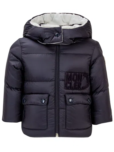Moncler Kids Kids Mini Down Jacket In Blu