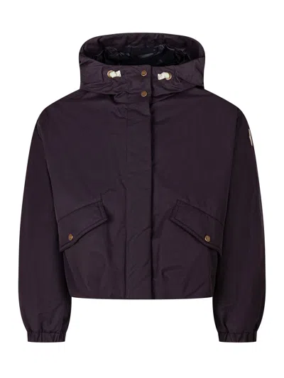 Moncler Kids Kids' Mini Jacket With Hood In Blue