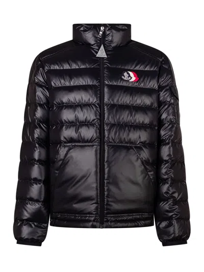 Moncler Kids Kids Mini Quilted Jacket With Zip For Spring/summer 2025 In Blue