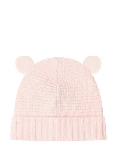 Moncler Kids Kids' Quilted Hat In Rosa