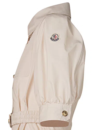 Moncler Kids Kids' Stylish Mini Suit - Spring/summer 2025 In Panna
