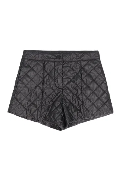 Moncler Kids Kids Techno Fabric Mini Shorts In Black