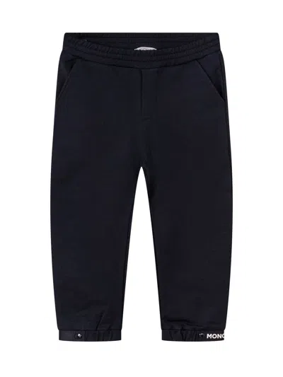 Moncler Kids Kids' Tech-trim Sweatpants In Blue