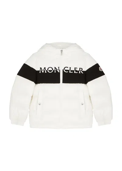 Moncler Kids Laotari Quilted Shell Jacket (6 Years) In White Other