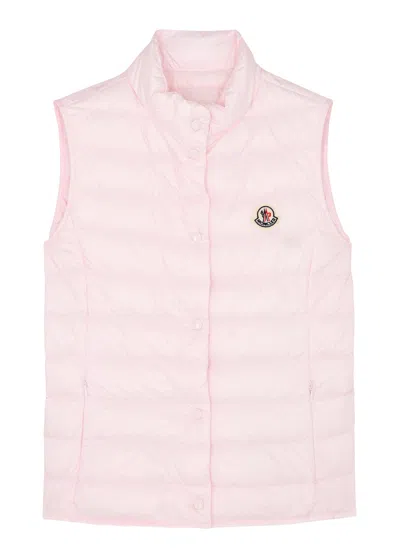 Moncler Kids Liane Quilted Shell Gilet (8-10 Years) In Pink