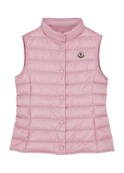 Moncler Kids Liane Quilted Shell Gilet In Pink