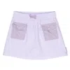 Moncler Kids Light Purple Elastic Waist Mini Skirt In Purple