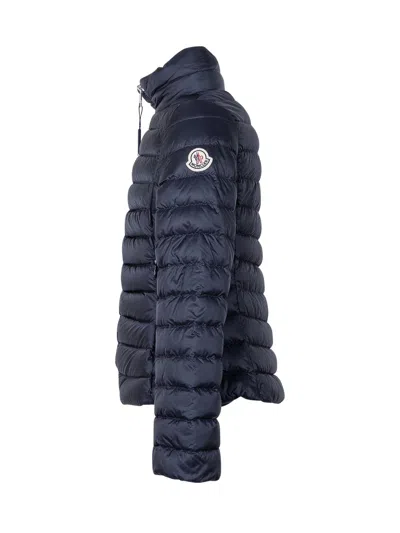 Moncler Kids Lightweight Mini Down Jacket For Kids In Blu Scuro