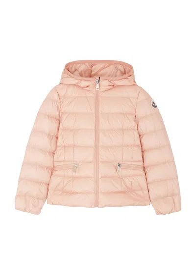 Moncler Kids Liset Quilted Shell Jacket (8-10 Years) In Neutral