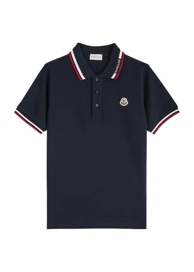 MONCLER MONCLER KIDS LOGO COTTON POLO SHIRT (8-10 YEARS)