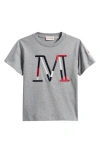 Moncler Short-sleeved T-shirt In Gray