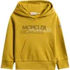 Moncler Kids' Logo Graphic Hoodie In Green