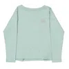 Moncler Kids Logo Patch Long Sleeve T-shirt In Green