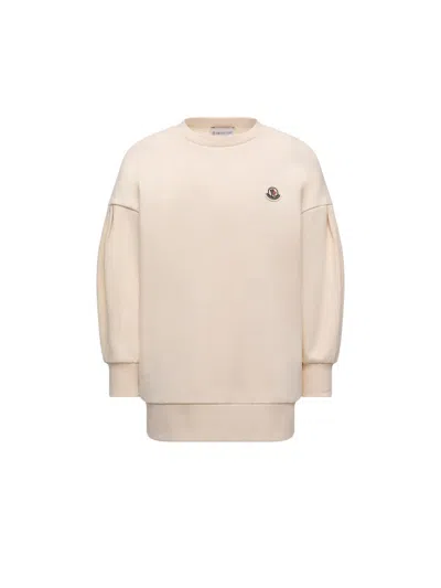 Moncler Kids Logo T-shirt In Neutral