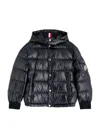 Moncler Kids Maneam Quilted Shell Jacket (8-10 Years) In Navy