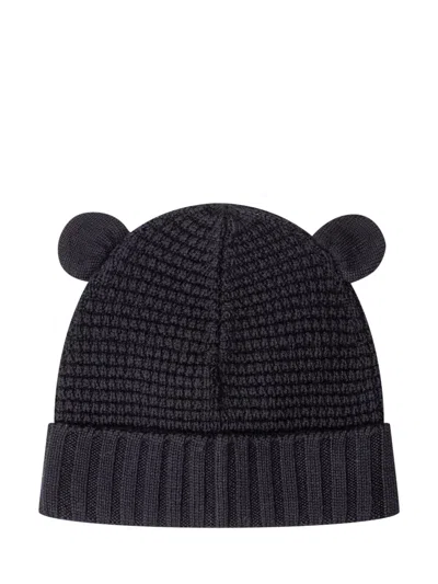 Moncler Kids Mini Hat For Fall & Winter 2026 In Blu