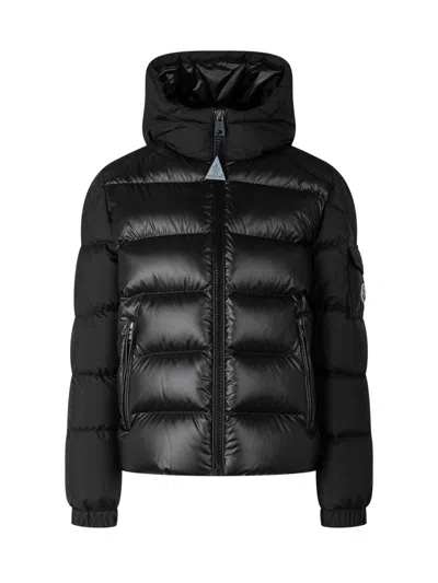 Moncler Kids Mini Hyoseris Quilted Down Jacket In Black