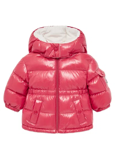 Moncler Kids Mini Kids Down Jacket With Detachable Hood In Pink