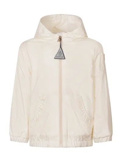 Moncler Kids Mini Kids Jacket With Hood And Zip Closure In Green