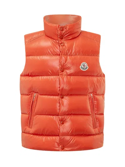 Moncler Kids Mini Padded Vest In Orange