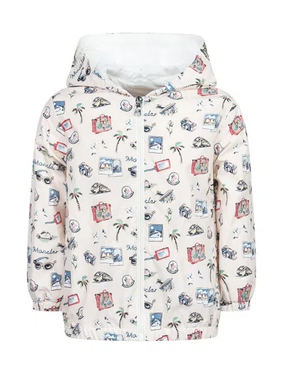 Moncler Kids Mini Puffer Jacket For Kids In Neutral