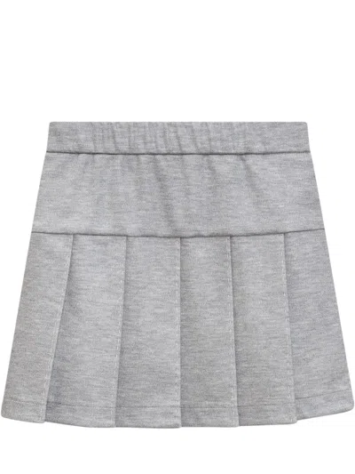 Moncler Kids Mini Skirt For Kids In Grigio