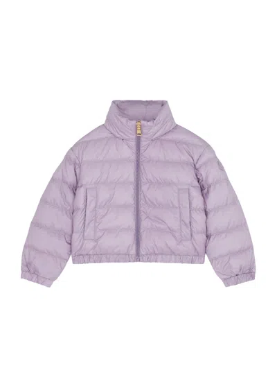 Moncler Kids Musa Quilted Shell Jacket (4-6 Years) In Purple