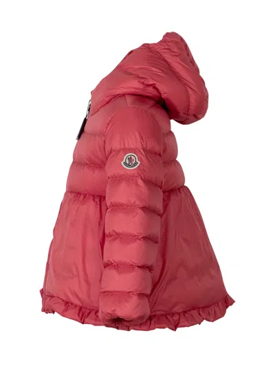 Moncler Kids Odile Kids Puffer Down Jacket In Brown