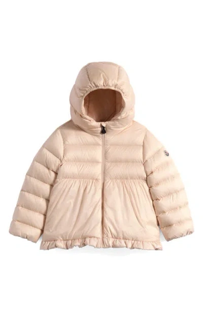 Moncler Kids' Odile Water Repellent Quilted Down Jacket In Brown