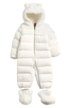 Moncler Kids' Osof Down Snowsuit In White