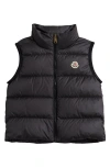 Moncler Kids' Prudence Down Puffer Vest In Black