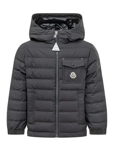 Moncler Kids Quillon Puffer Jacket For Kids In Blu