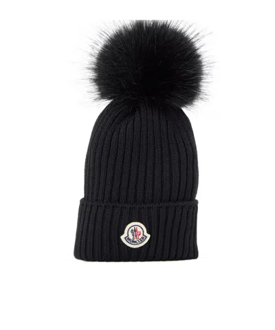MONCLER KIDS' RIBBED KNIT INSULATING BEANIE
