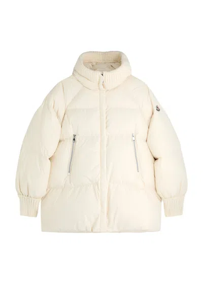 Moncler Kids Ronda Quilted Shell Jacket (12-14 Years) In White