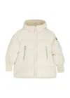 Moncler Kids Ronda Quilted Shell Jacket (8-10 Years) In White