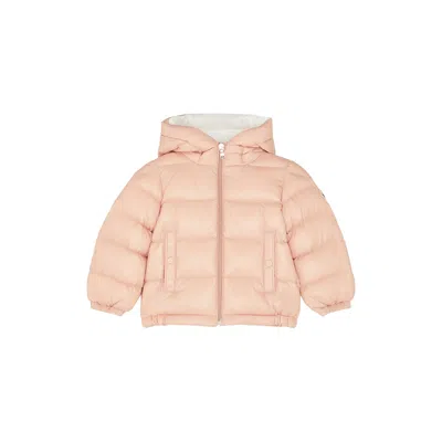 Moncler Kids Salzman Quilted Shell Jacket (3 Months-3 Years) In Pink