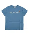 Moncler Kids Ss T-shirt In Blue
