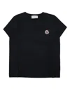 Moncler Kids Ss T-shirt Tripack In Black