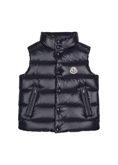 Moncler Kids Tib Navy Quilted Shell Gilet (8-10 Years)