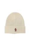 Moncler Kids Tricot Beanie In Neutral