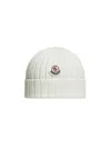 Moncler Kids Tricot Hat In Neutral