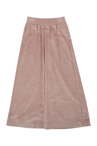 Moncler Kids Trousers In Neutral