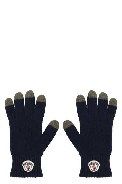 Moncler Kids Wool Gloves