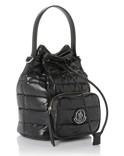Moncler Kilia Bucket Bag In Black