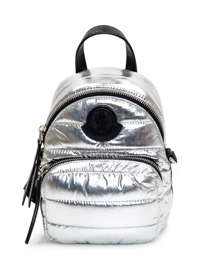 Moncler Kilia Crossbody Bag In Silver