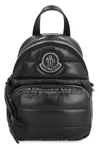 Moncler Kilia Nylon Messenger Bag In Black