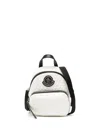 Moncler Small Kilia Quilted Nylon Crossbody Bag In White
