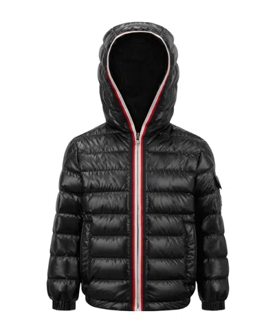 Moncler Klaas Hooded Down Jacket In Black