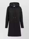 Moncler Stitched Logo Hooded Mini Dress